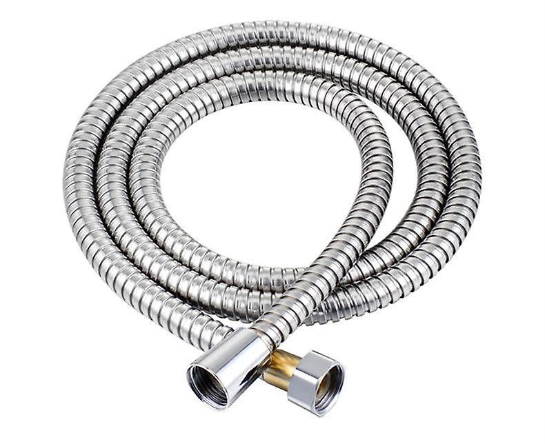 Slowmoose Extra Long Shower Hose For Handheld Head Stainless Steel Pipe Brass Silver 1.5M