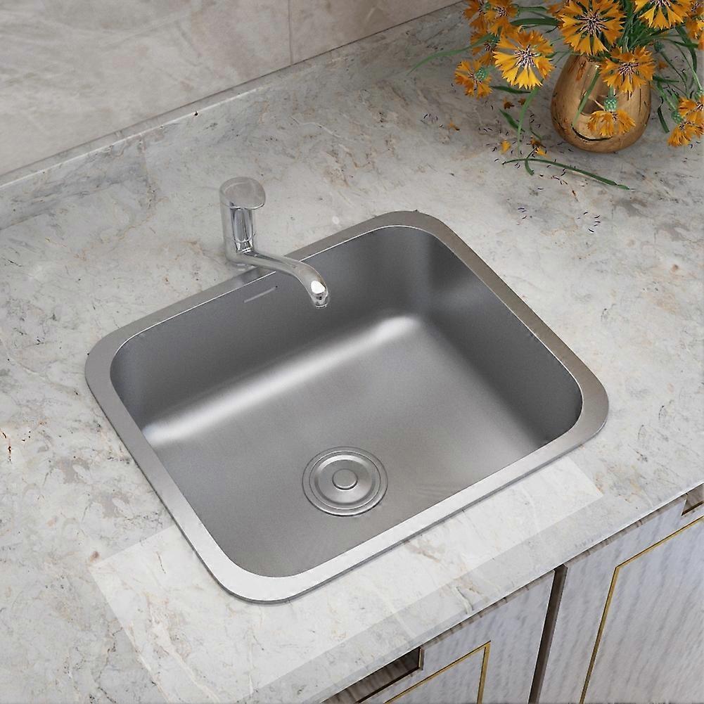 Living And Home Stainless Steel Deep Single Bowl Kitchen Sink