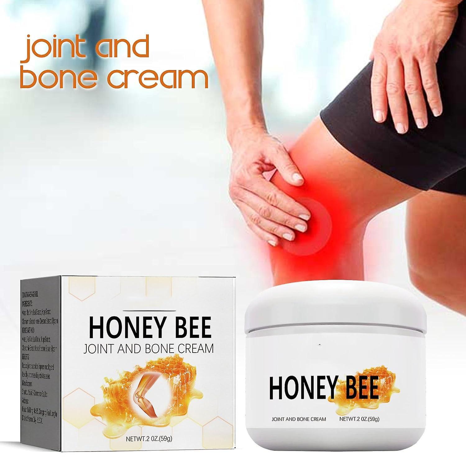 Fongwan Honey Bee Joint And Bone Cream, Bee Venom Joint Relief Cream Soothing For Back Hand Knee Pain, Bee Venom Professional Treatment Gel 3pcs - ...