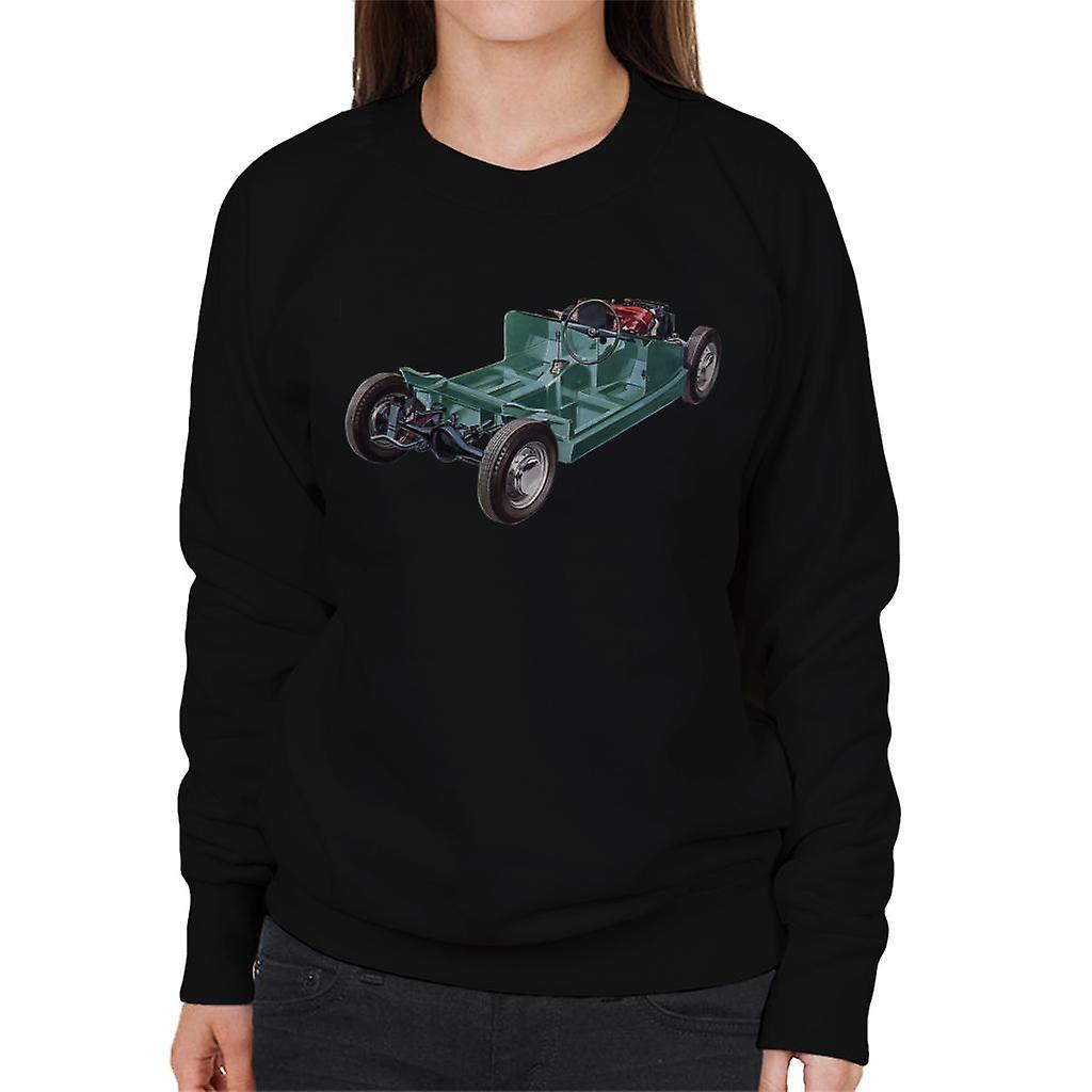 Austin Healey Sprite Mark II British Motor Heritage Women's Sweatshirt Black Medium