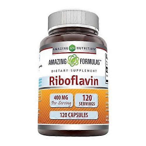 Amazing Nutrition Amazing Formulas Riboflavin ,400 Mg ,120 Caps