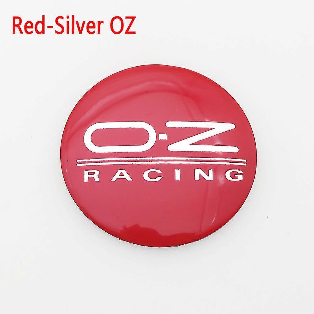 Motor Vehicle Wheel Parts 4pcs 56mm 60mm 65mm 68mm O.z Oz Racing Car Logo Wheel Center Cap Rim Badge Cover Decal Auto Refit Emblem Sticker Accessor...