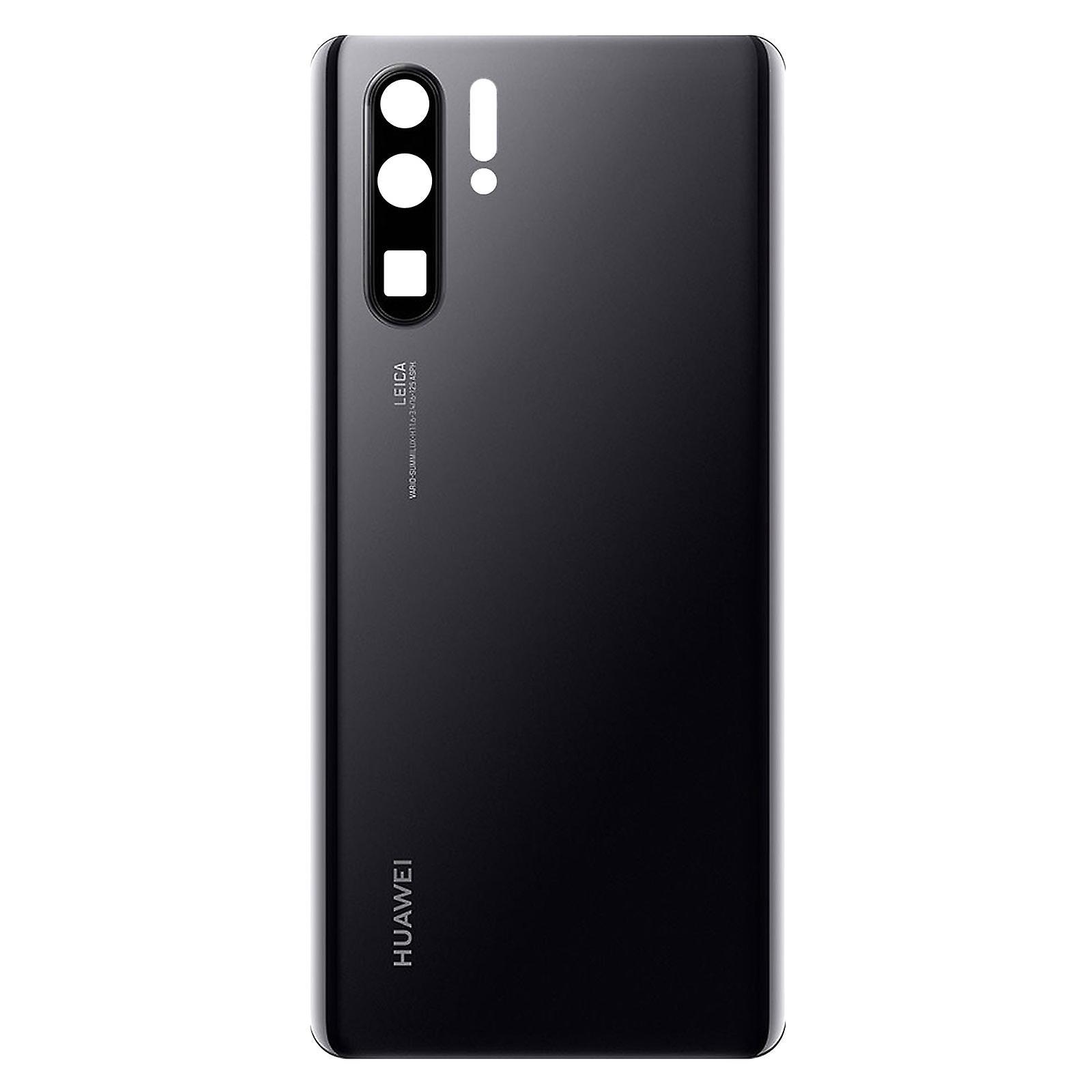 Clappio Battery Cover Huawei P30 Pro Rear Panel Replacement Camera Lens Black