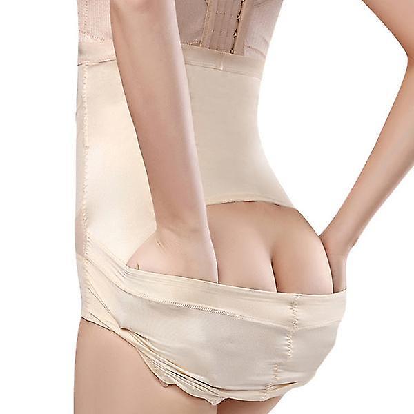 GreenZech Breathable stripping back tummy control high waist postpartum shape-wear Apricot 3xl