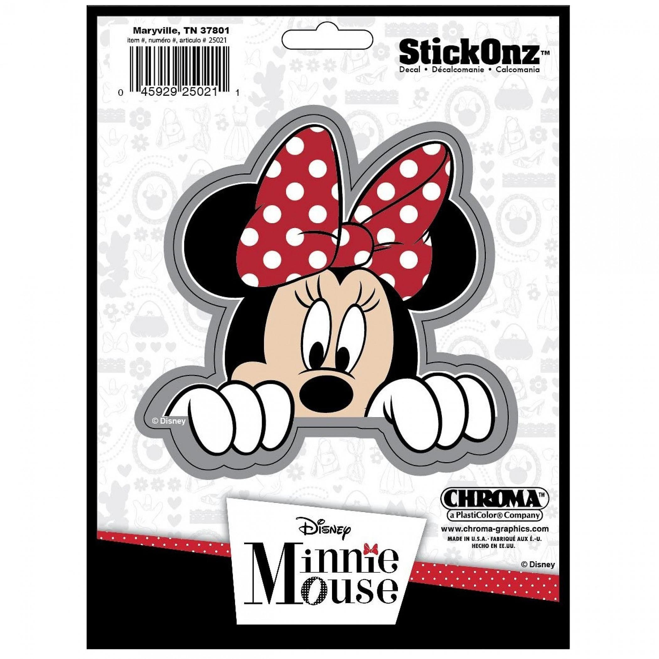 Cartoons Disney Minnie Mouse Car Decal Multi-Color