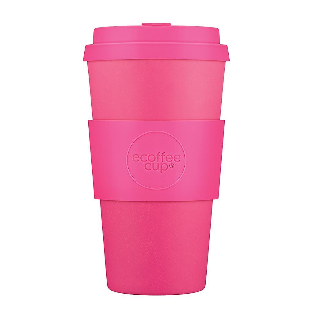 Ecoffee Cup Reusable Coffee Cup Eco-Friendly Travel Take-Out Cup 16oz - 475ml Pink'D