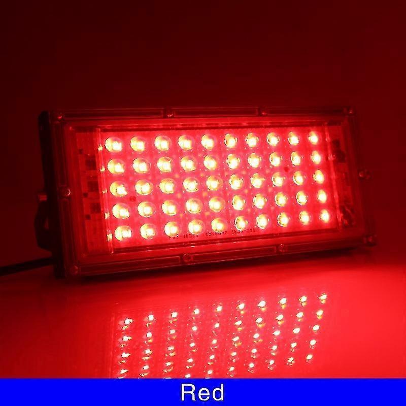 Pilk 50w Ip65 Waterproof Outdoor Led Floodlight Red