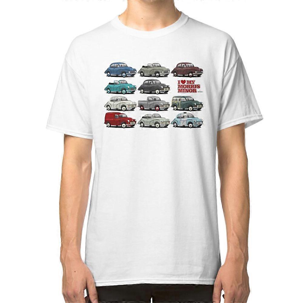 RockShark Morris Minor evolution T-shirt white L