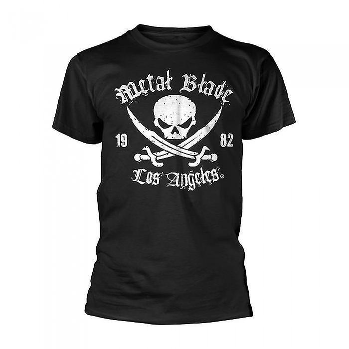 Metal Blade Records Unisex Adult Pirate Logo T-Shirt Black XL