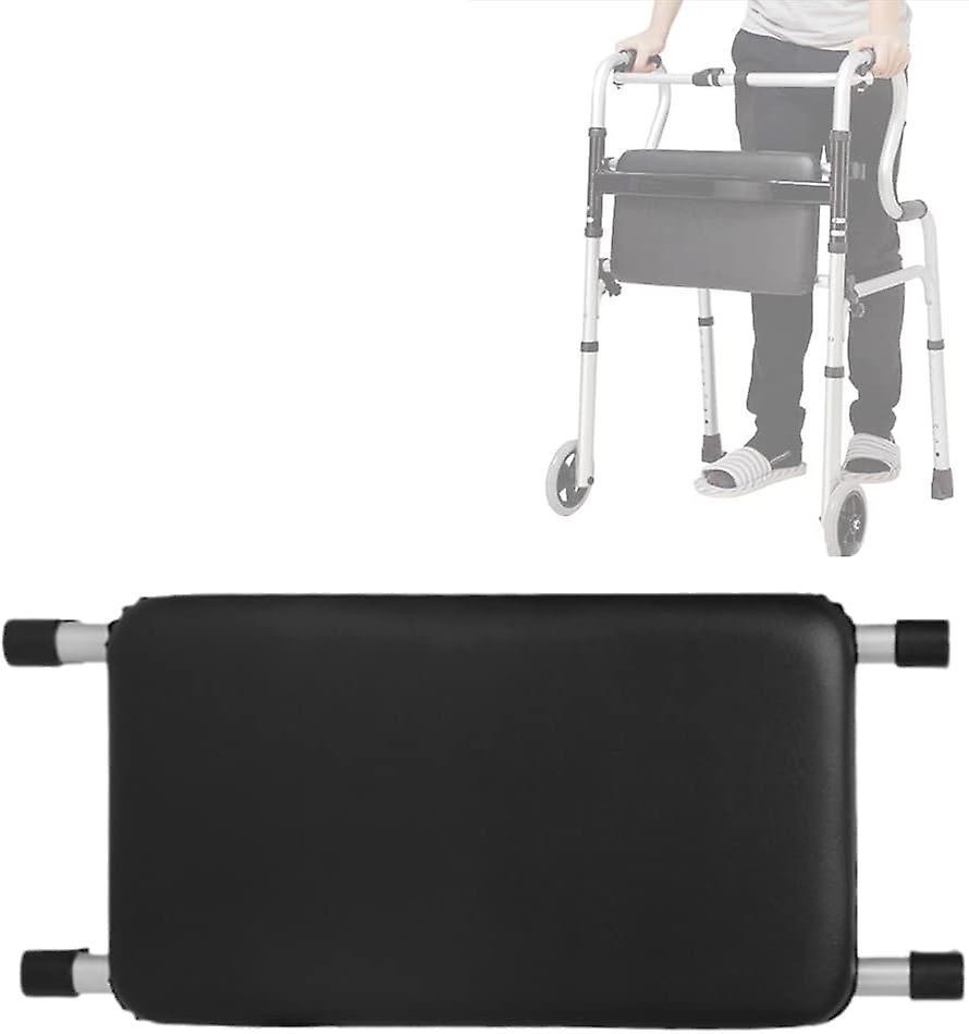 Usiful Walker Rest Seat for Attachable Seat Folding Walker, Maximum Weight Capacity of 250 Pounds, 15.8"L x 9.1"W (B)