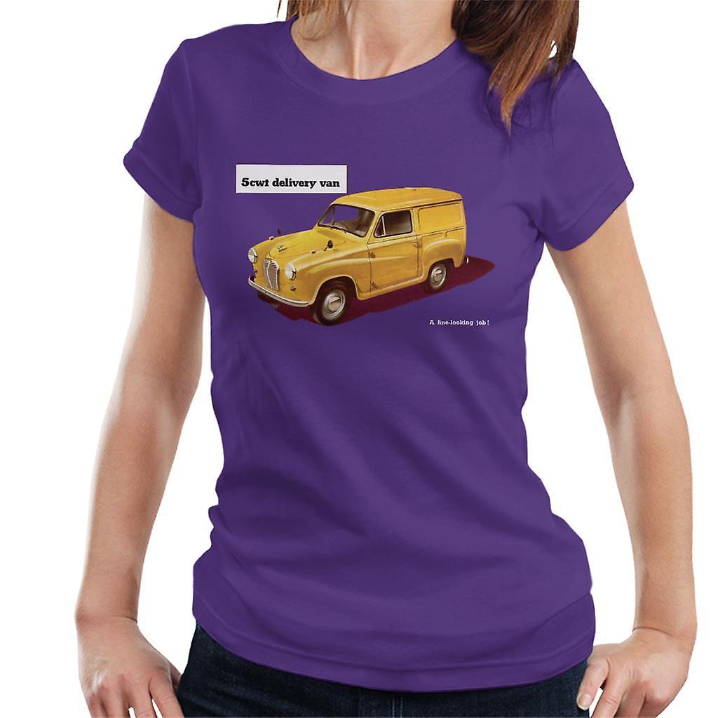 Austin 5cwt Delivery Van British Motor Heritage Women's T-Shirt Purple XX-Large