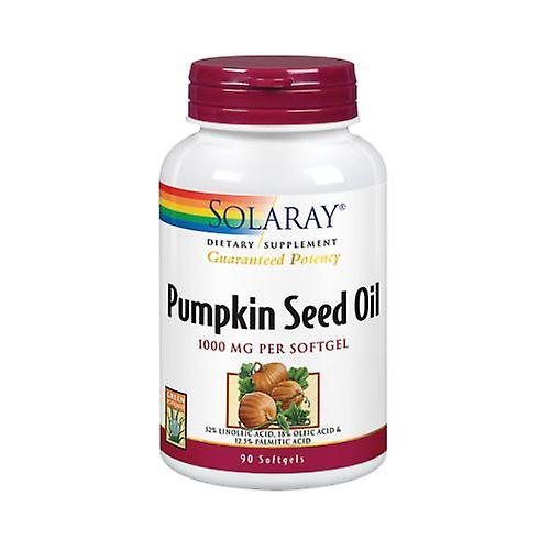 Solaray Pumpkin Seed Oil, 1, 000 mg, 90 Softgels (Pack of 1)