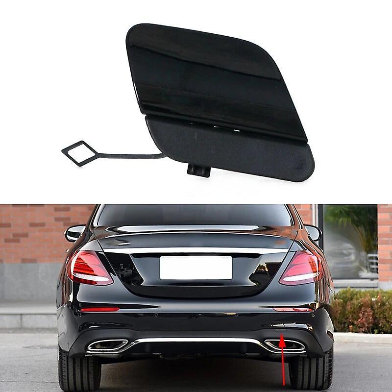 Bicaco For Mercedes Benz W213 S213 E-class Eclass 2017-2020 Rear Bumper Tow Hook Cover Lid Trailer Hauling Eye Cap Unpainted 1pc  unpainted