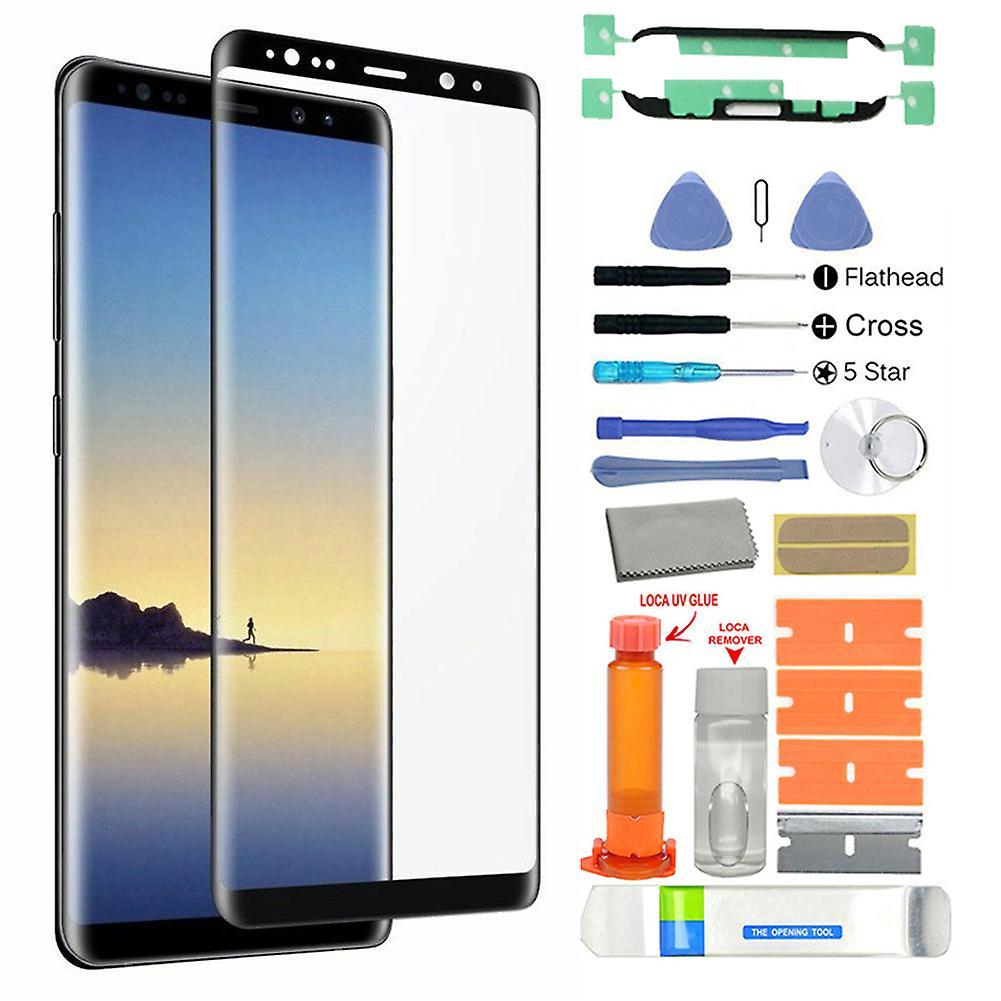 Hiborth Replacement Front Glass Screen Repair Kit for Samsung Galaxy S8 SM-G950F G950