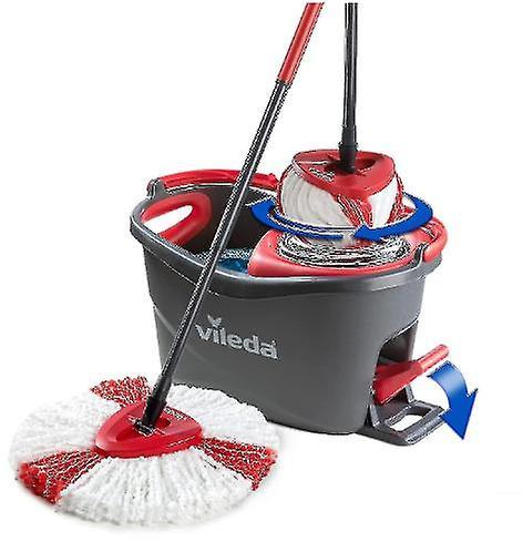 Bpjljr 2Pcs;Red 1/3/4/6 Pieces Compatible With Vileda/O-Cedar Microfiber Mop Accessories, Swivel Mop For Floor Cleaning