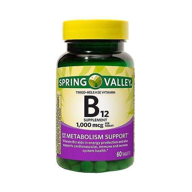 Spring Valley Vitamin B12 Timed-release Tablets, 1000 Mcg, 60 Count