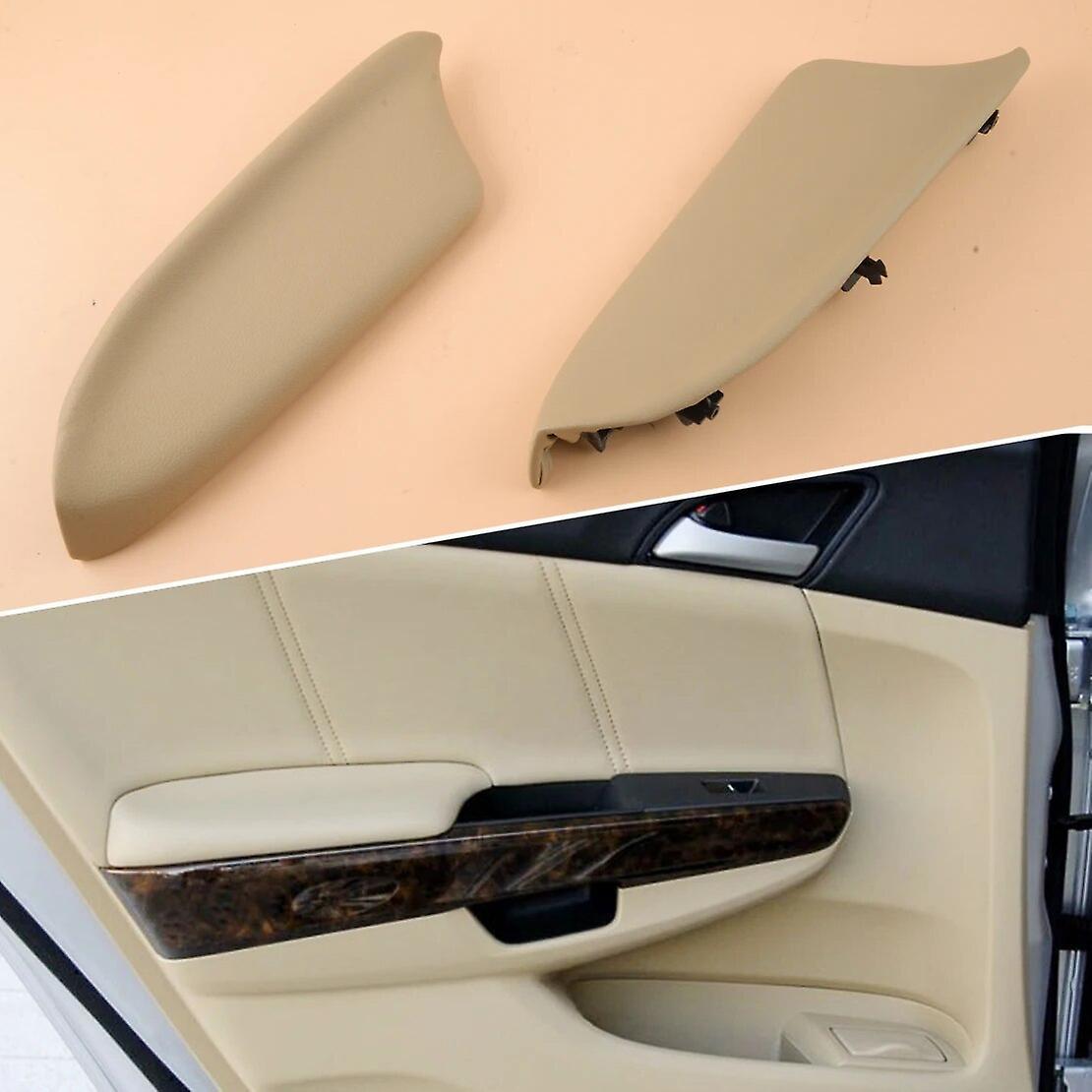 Bicaco 1 Pair Beige Car Front Door Armrest Panel Cover Trim Fit For Honda Accord 2008 2009 2010 2011 2012 83553ta0a31zc 83503ta0a31zc