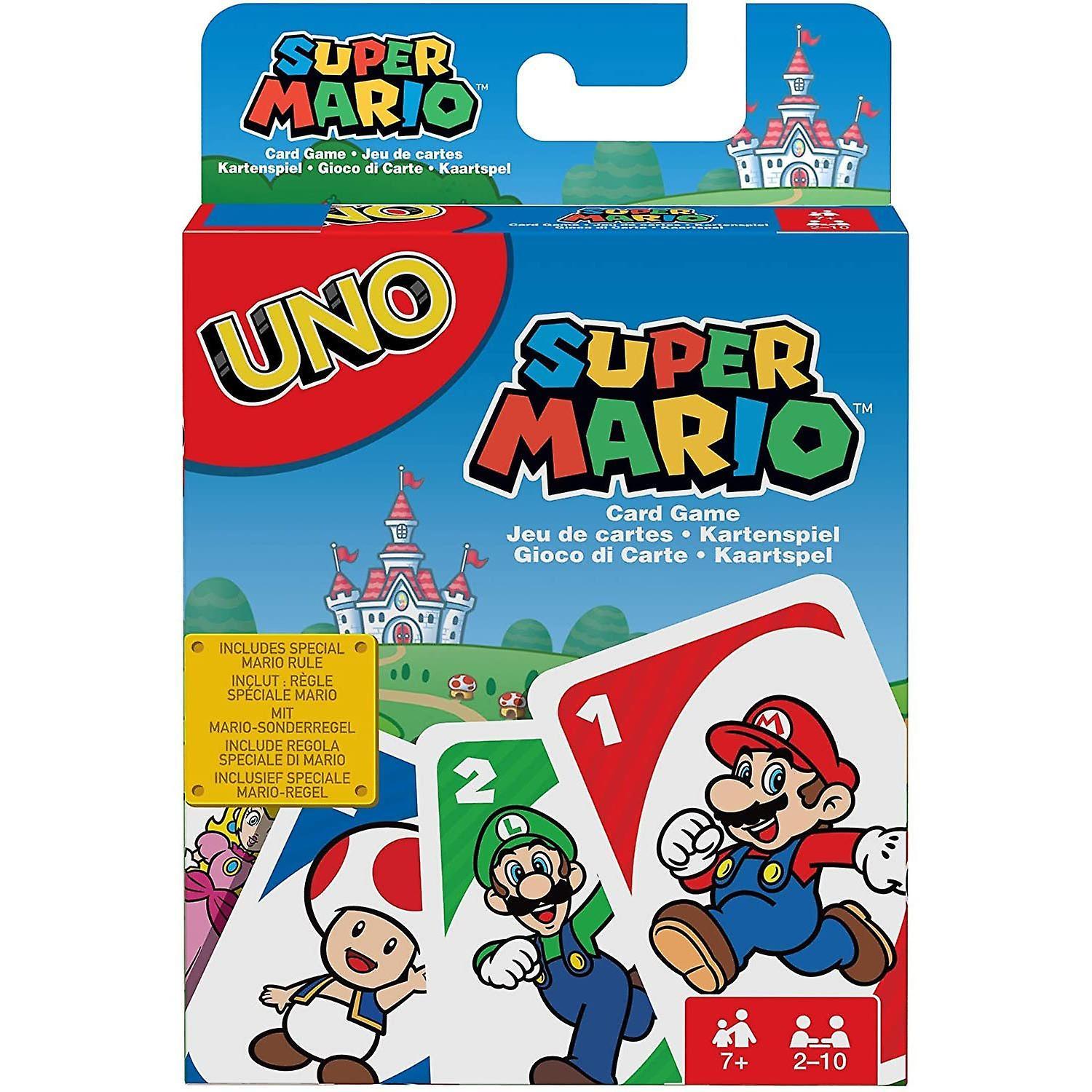 Slowmoose Mattel Uno Genuine Full Set - Puzzle Game Entertainment Board Fun Playing Cards N