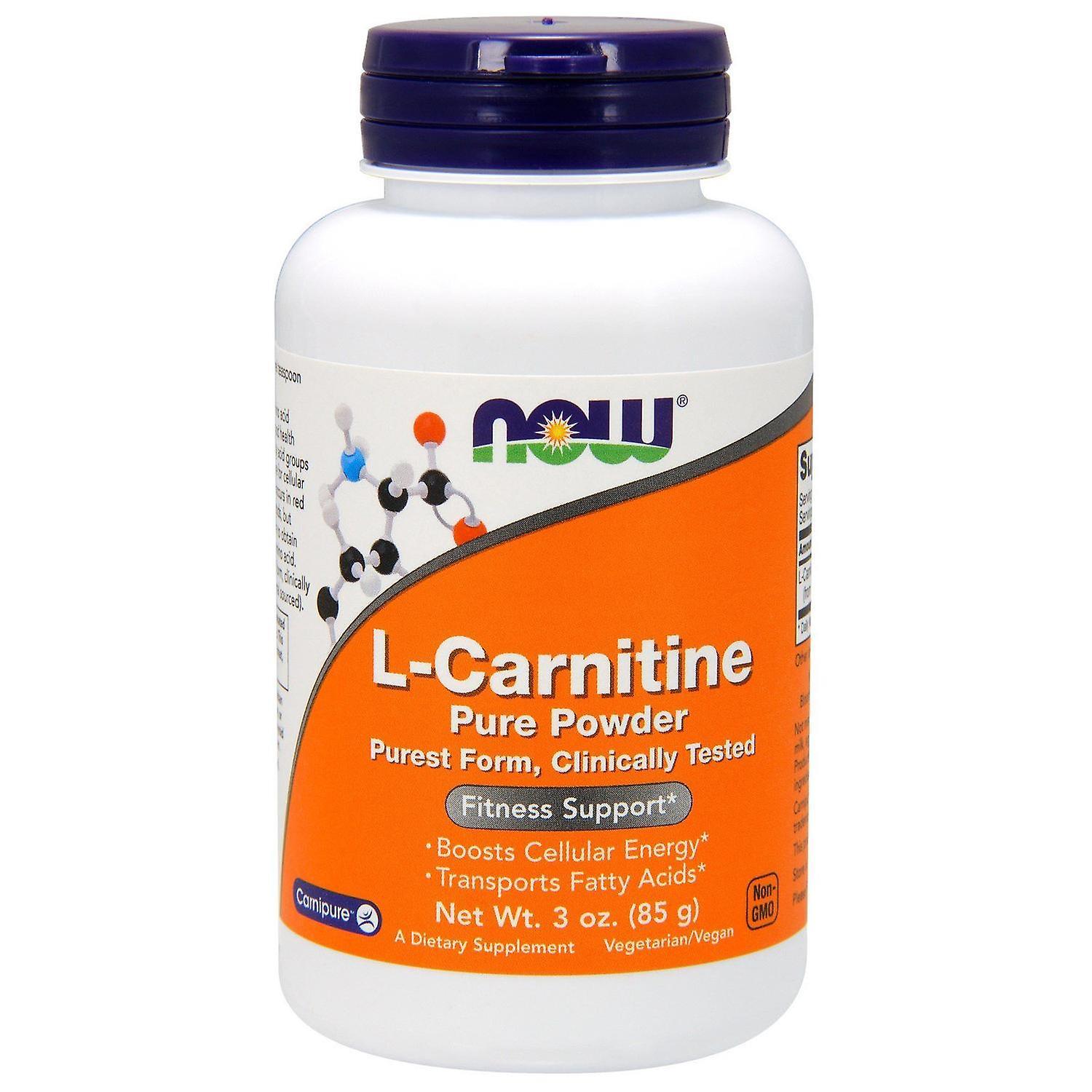 Now Foods, L-Carnitine, Pure Powder, 3 oz (85 g)