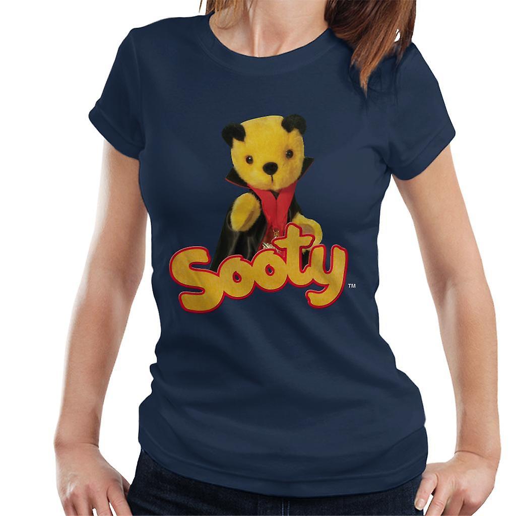 Sooty Halloween Vampire Women's T-Shirt Navy Blue Medium