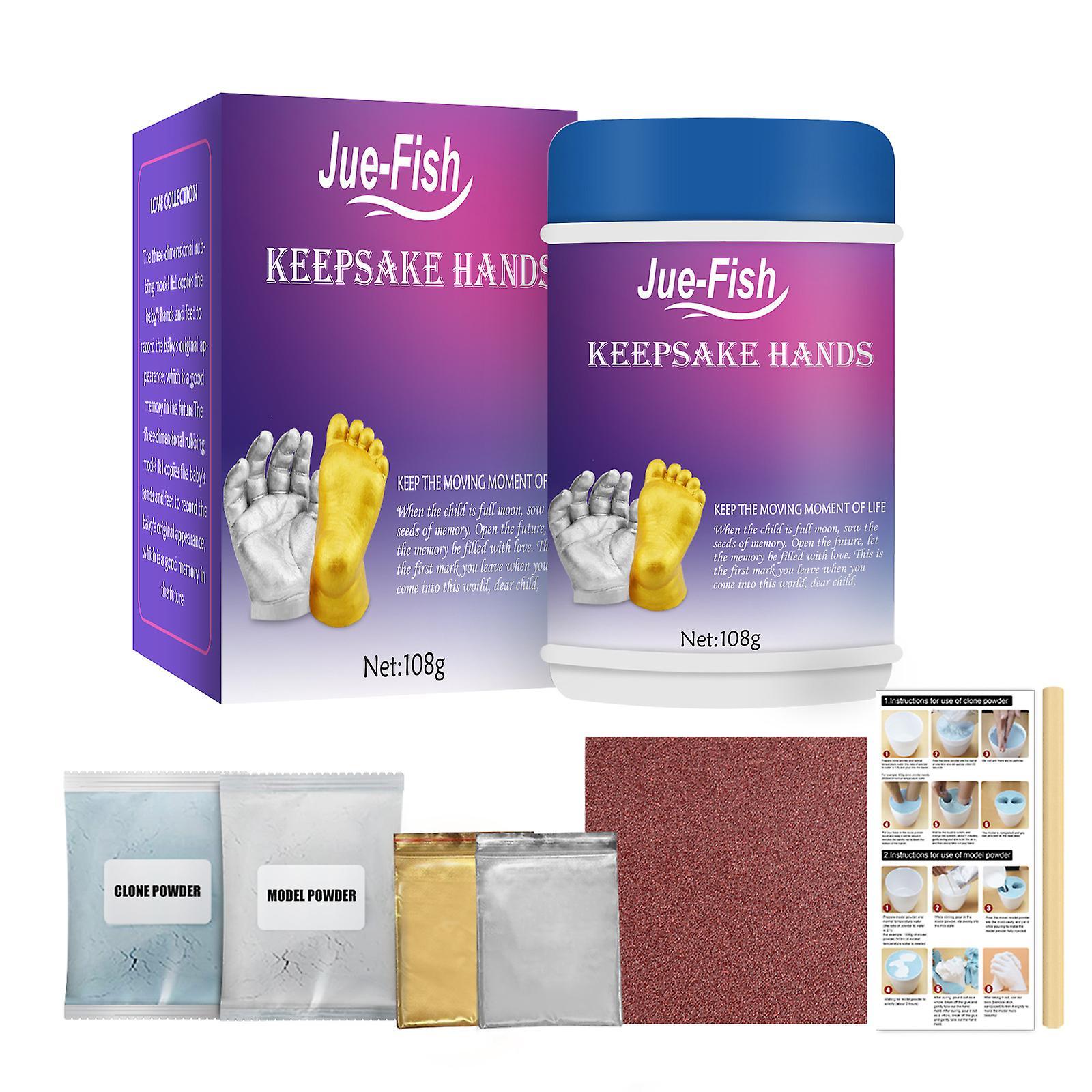 Maniub Baby Keepsake Hand Casting Kit - Plaster Hand Casting Kit For Baby Hands And Feet Sculpting