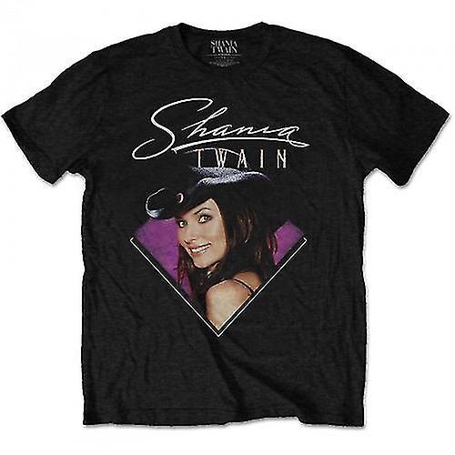 Shania Twain Unisex Adult Photograph Cotton T-Shirt Black L