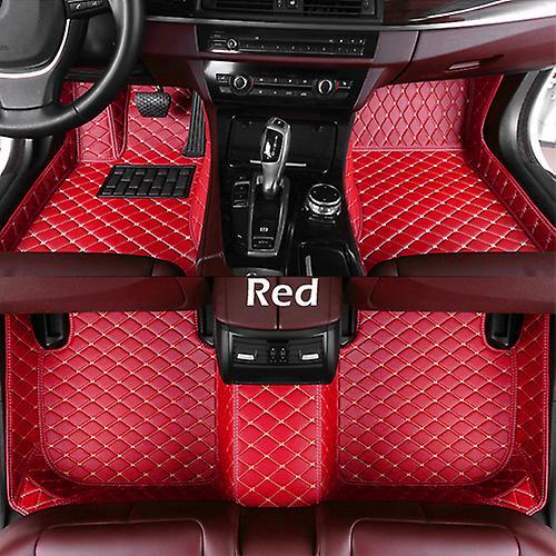 Mat Car Floor Mats For Jaguar F-pace 2016 2017 2018 2019 2020 Custom Auto Foot Pads Red