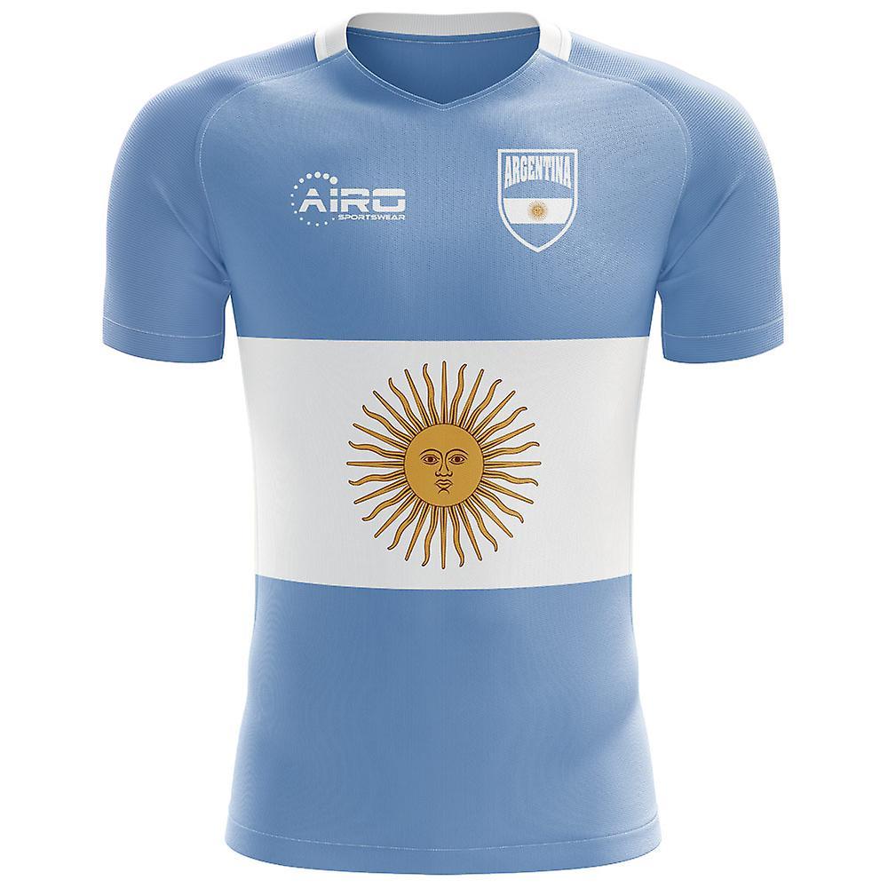 Airo Sportswear 2023-2024 Argentina Flag Concept Football Shirt - Baby Blue 6/9 Months