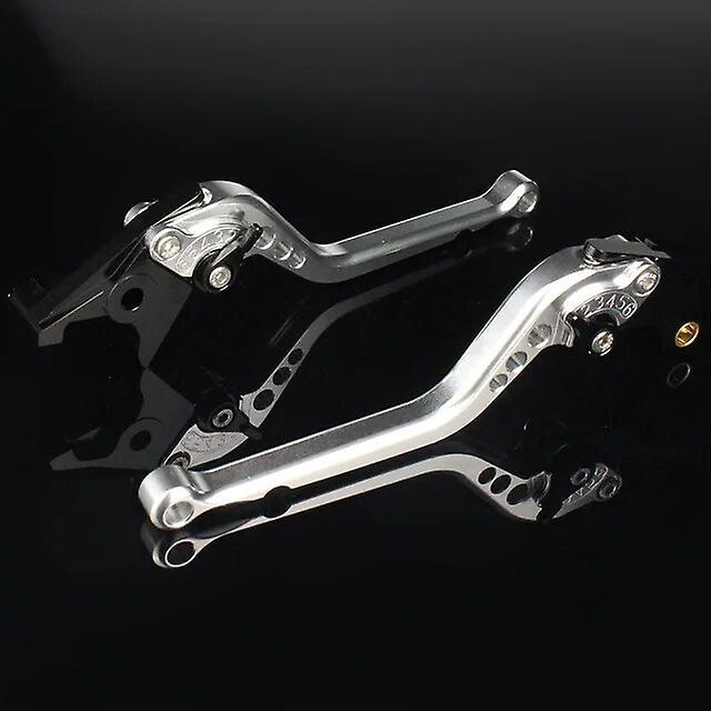 Jimonzi Fr Buell XB9 alle modelle 2003-2009 3D CNC Einstellbare Motorrad Bremse Kupplung Hebel Motorrad Bremshebel Griff Zubehr grip Long silver