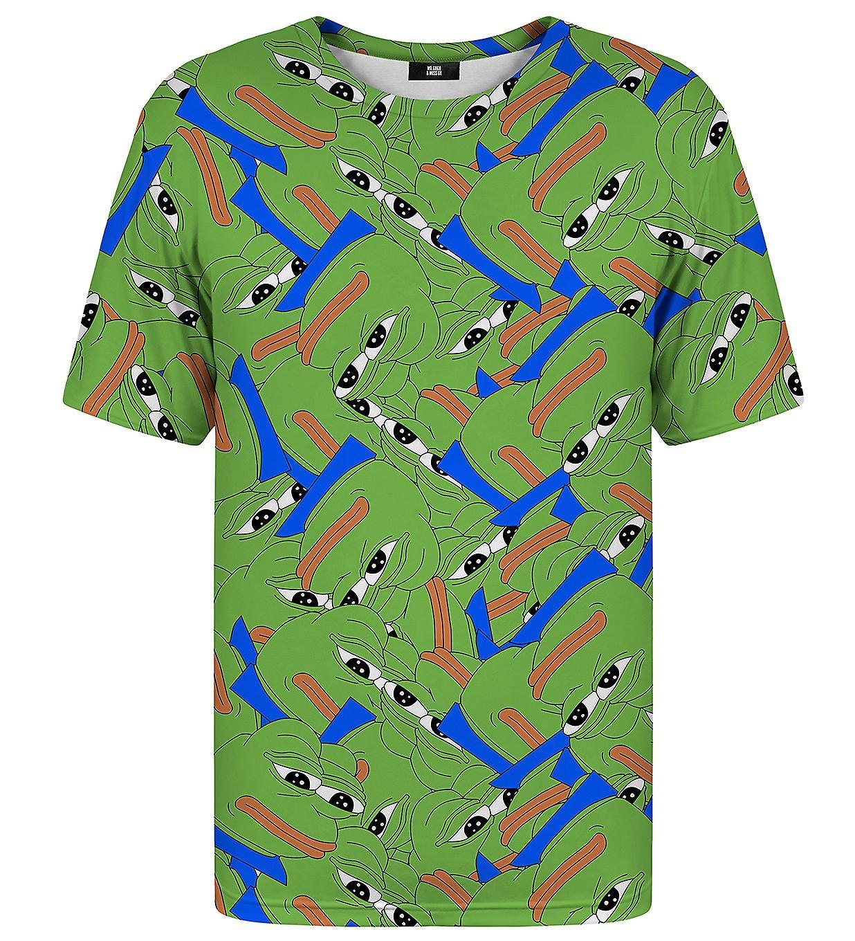 Mr Gugu & Miss Go Mr. Gugu Miss Go Pepe the frog pattern t-shirt M