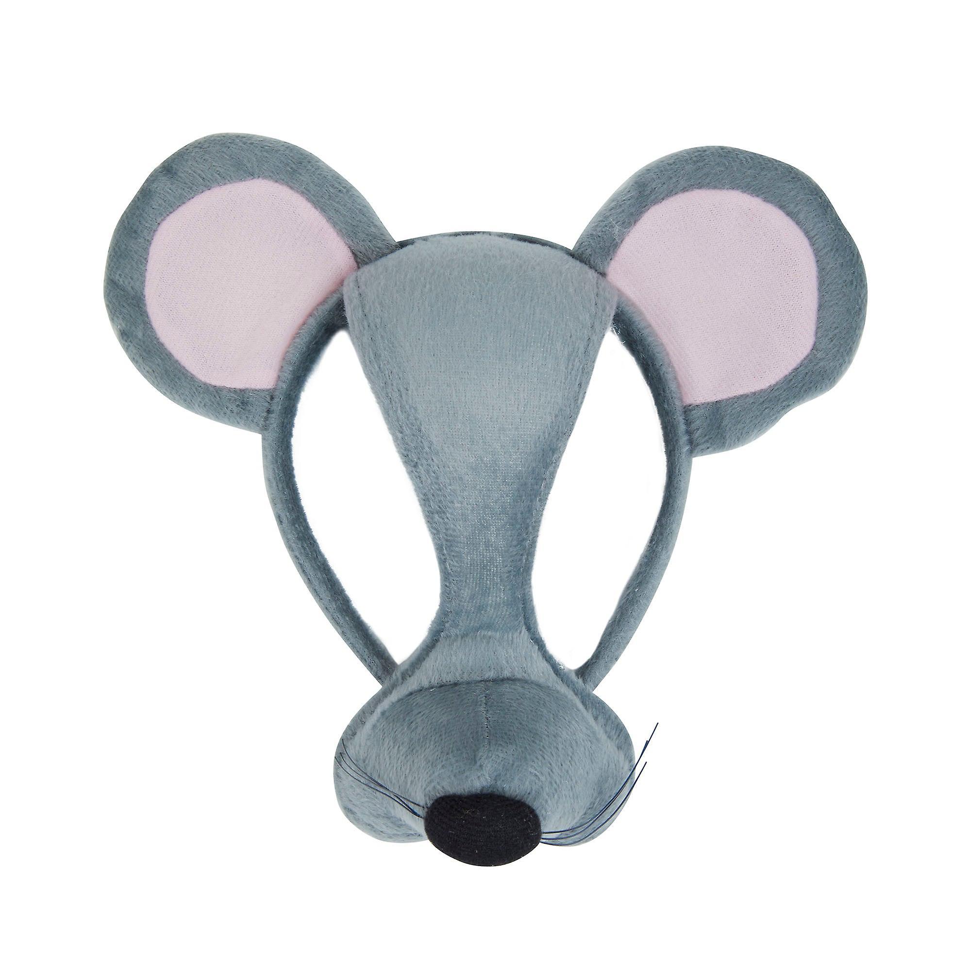 Bristol Novelty Mouse Mask On Headband & Sound Eye Masks Unisex Em157