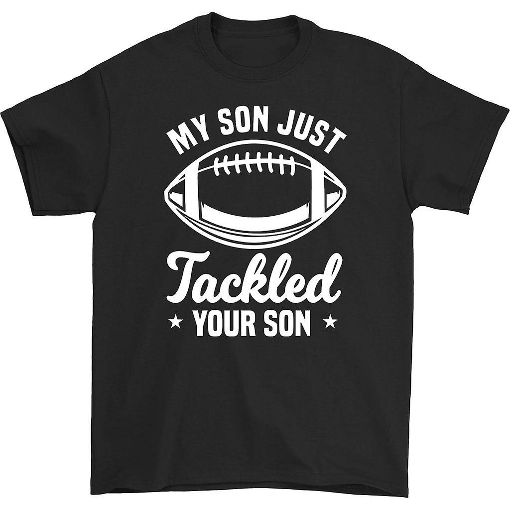 HISHARK My Son Just Tackled Your Son T-shirt Black M