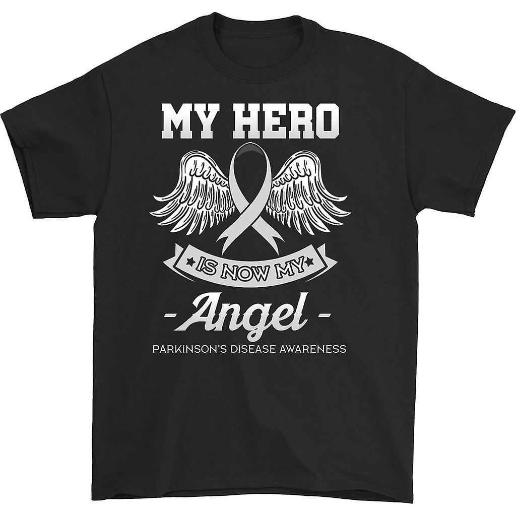 HISHARK My hero is now my angel 89 t-shirt Black M