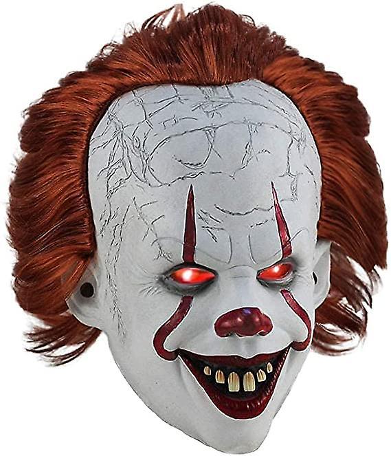 Tinor It Mask Creepy Clown Mask, Halloween Costumes Accessory ,scary Mask Cosplay Decorations