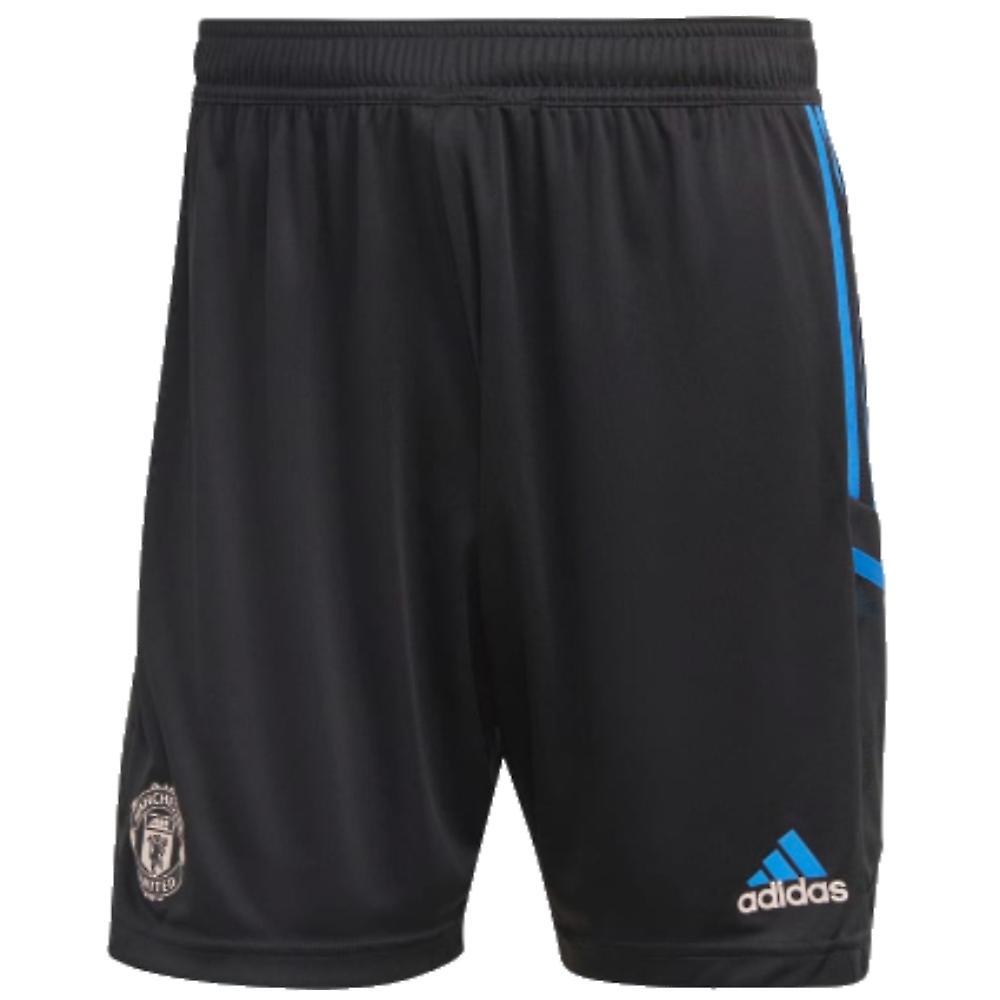 Adidas 2022-2023 Man Utd Condivo 22 Training Shorts (Black) Medium 34 inch Waist