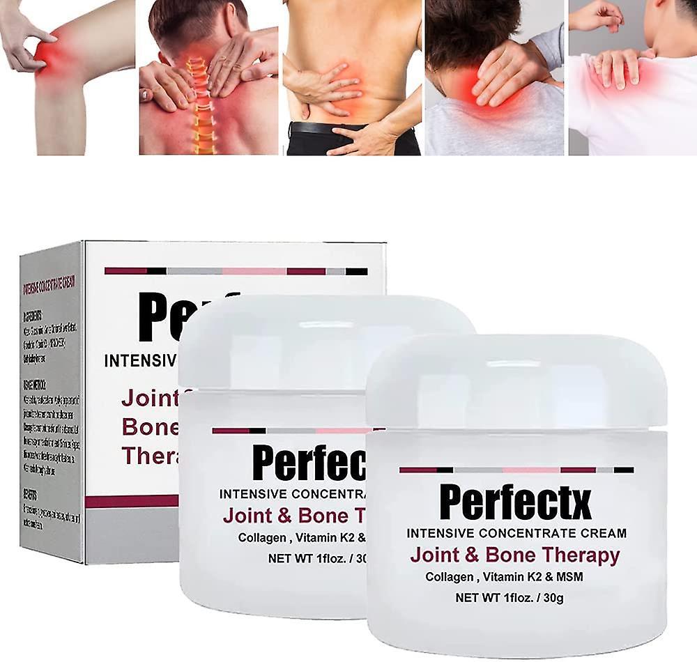 Volord Perfectx Joint & Bone Therapy Cream, Intensive, Natural, Pain Relief Cream For Back, Neck, Hands, Ankle, Feet 2pcs