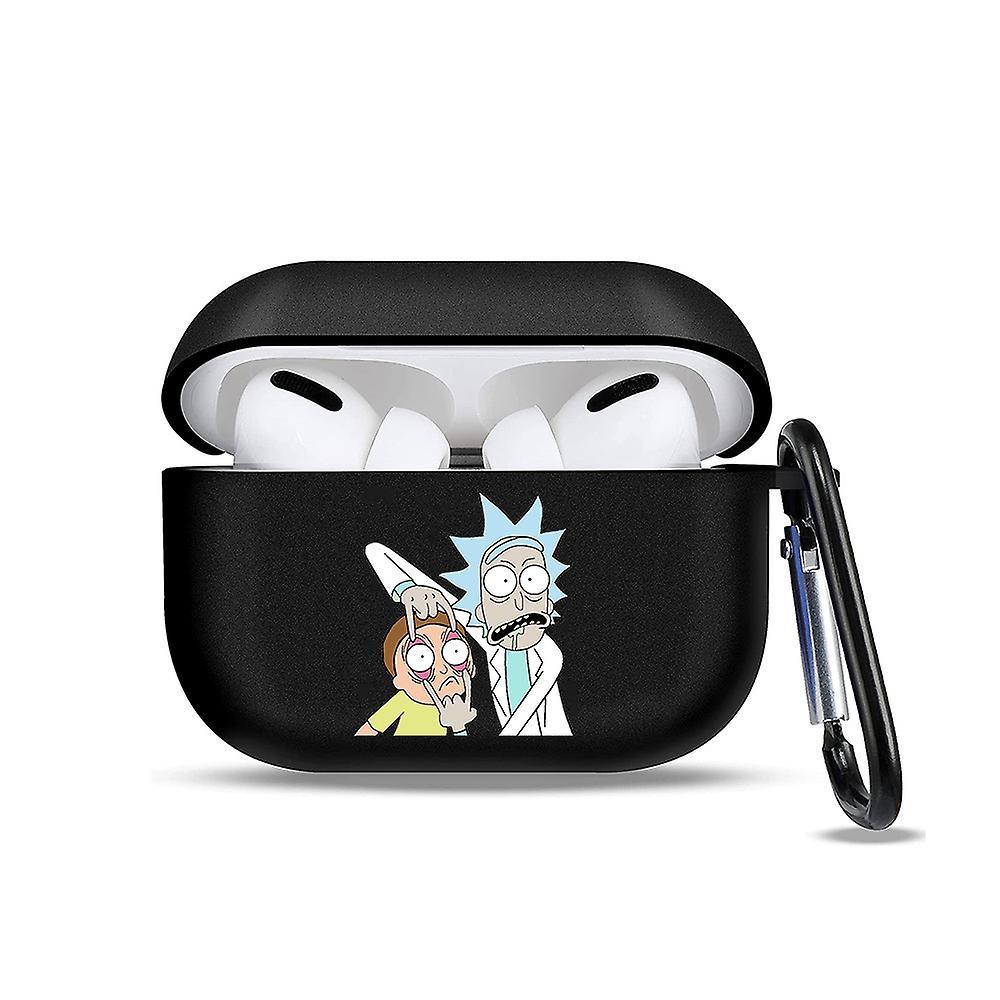 Manchalk 2024 Rick and Morty Cartoon TPU Case Cover For Apple AirPods Pro 1st/2nd/3rd Generation B