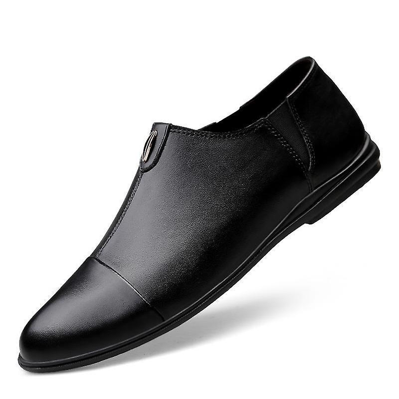 Mickcara Men's T1902 Slip-On Loafer Black Us5.5/eu37