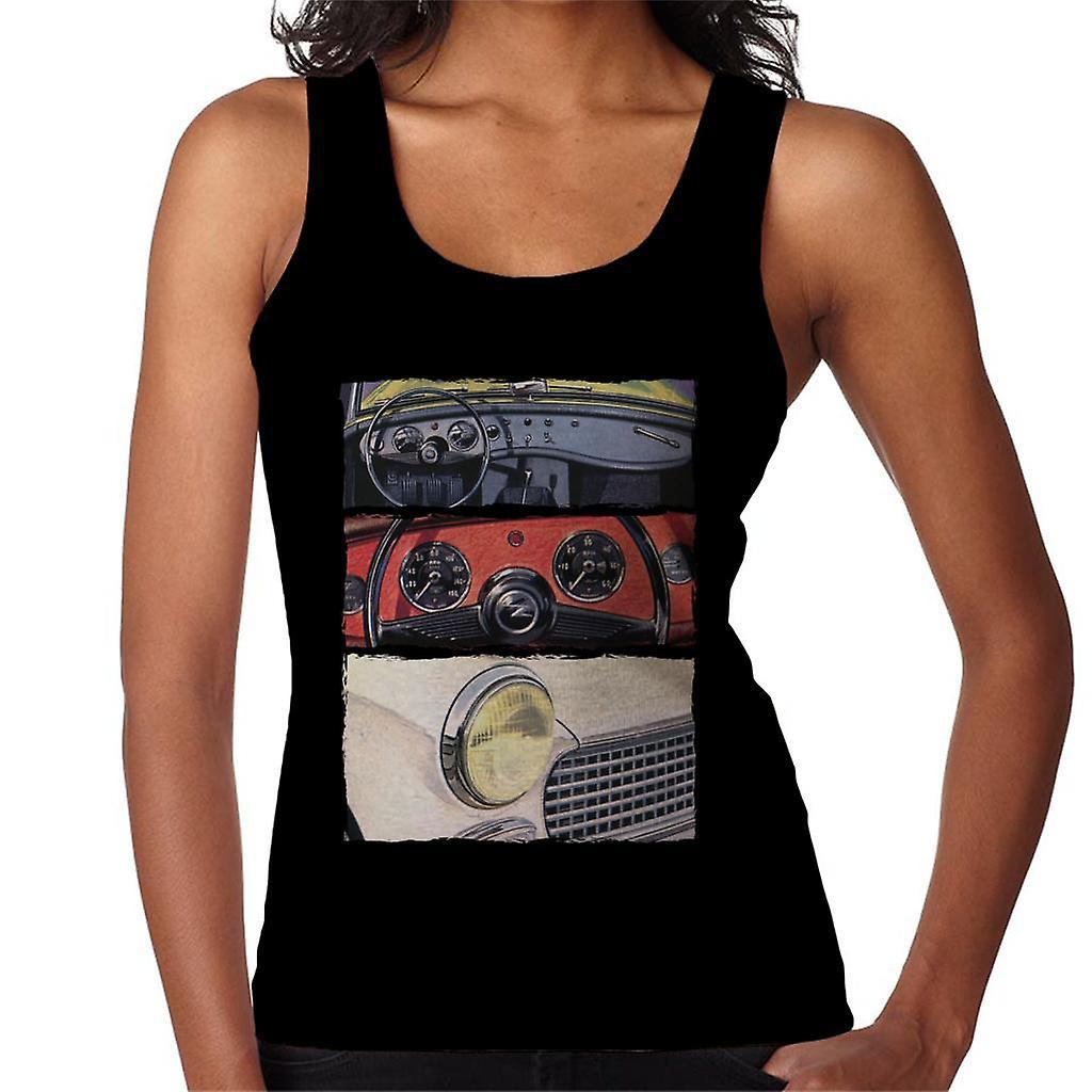 Austin Healey Montage British Motor Heritage Women's Vest Black XX-Large