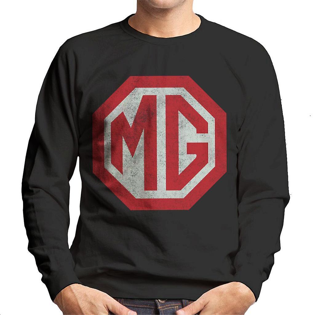 MG Classic Logo British Motor Heritage Men's Sweatshirt Black Medium