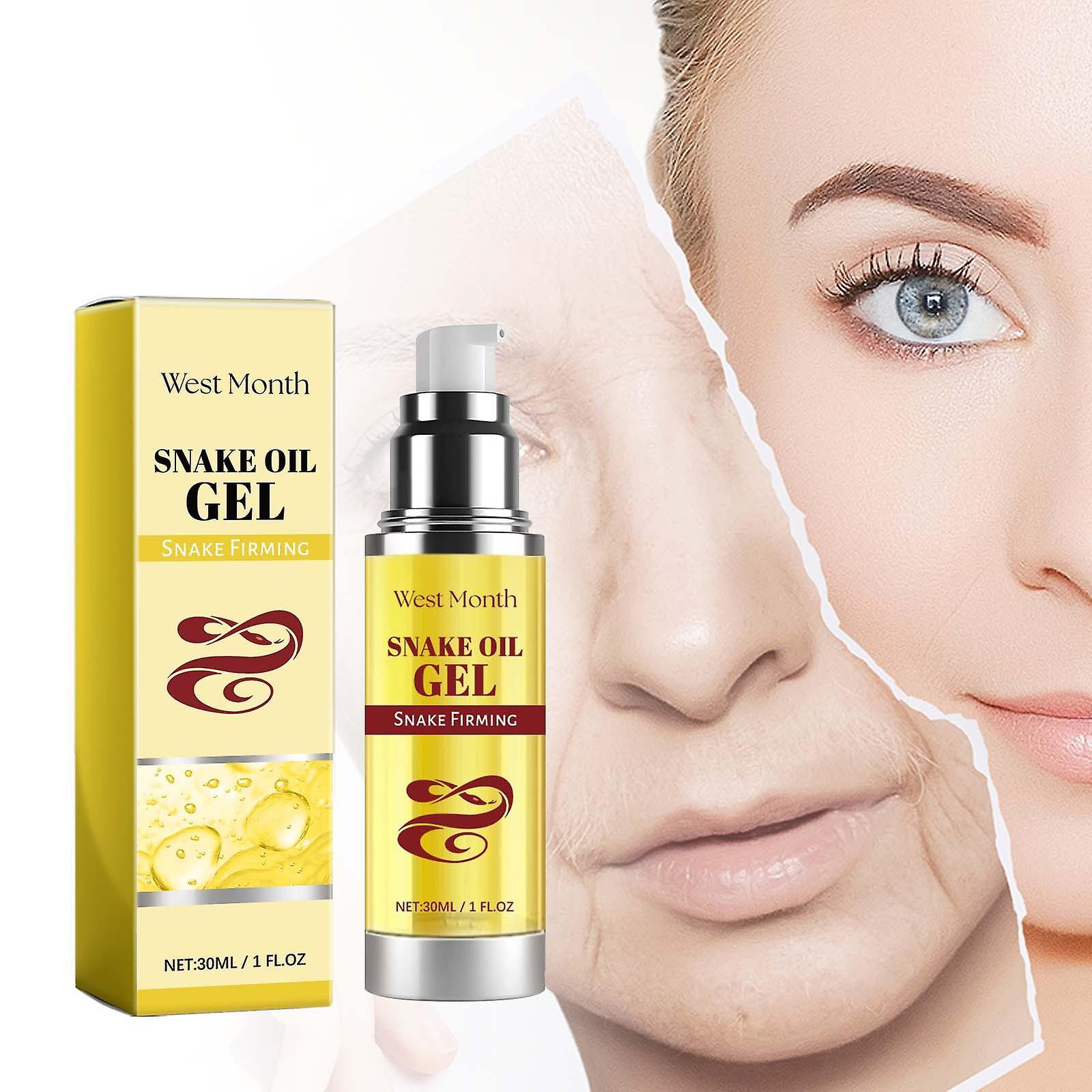 Frusde Snake Oil Gel, Snake Firming Body Oil, Anti-wrinkle Snake Oil Serum, Snake Oil Anti-Ageing Moisturizing Essence, Reduce Fine Lines 2Pcs