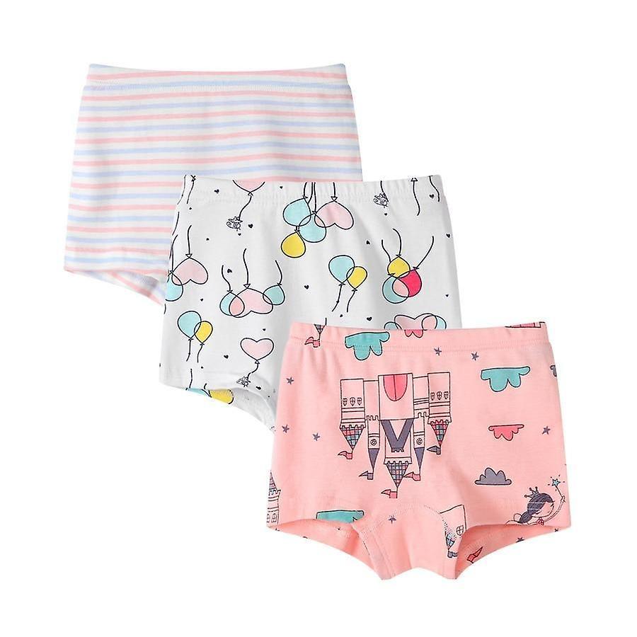 Slowmoose Girl's Toddler Underwear Cotton Soft Panties 3T / Team B