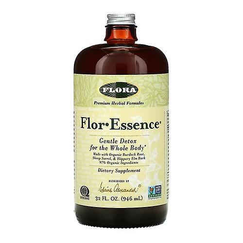 Flora Organic Detox Tea Flor Essence, 32 Oz (Pack of 1)