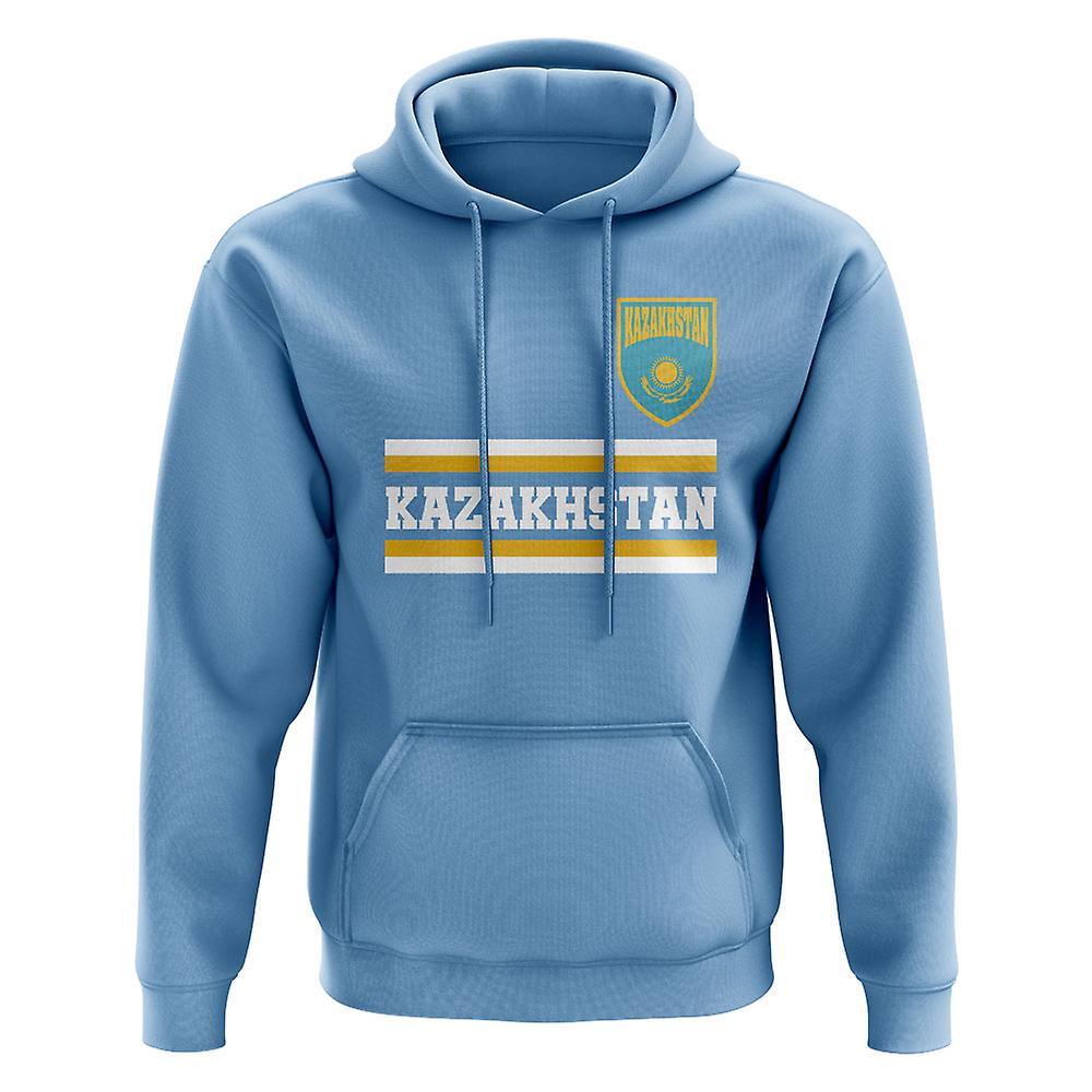 UKSoccerShop Kazakhstan Core Football Country Hoody (Sky) Sky Blue SW