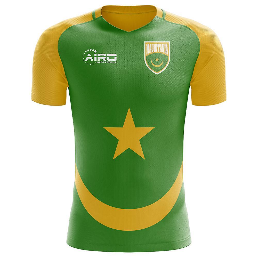 Airo Sportswear 2024-2025 Mauritania Home Concept Football Shirt - Baby Green 18/24 Months