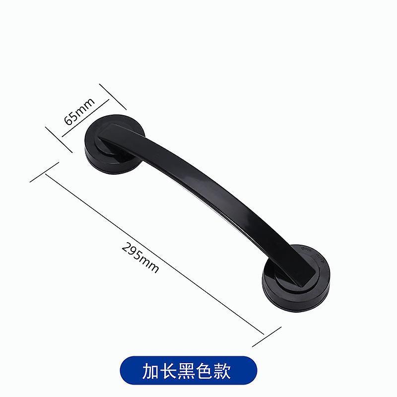 Tinksky Grab Bars for Bathtubs and Showers Handicap Grab Bars Bathroom Shower Grab Bar for Seniors Black 29.00X6.00X5.00CM