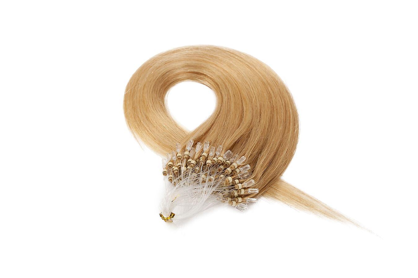 Sego Micro Loop Human Hair Extensions 50G ash & blond 24inch