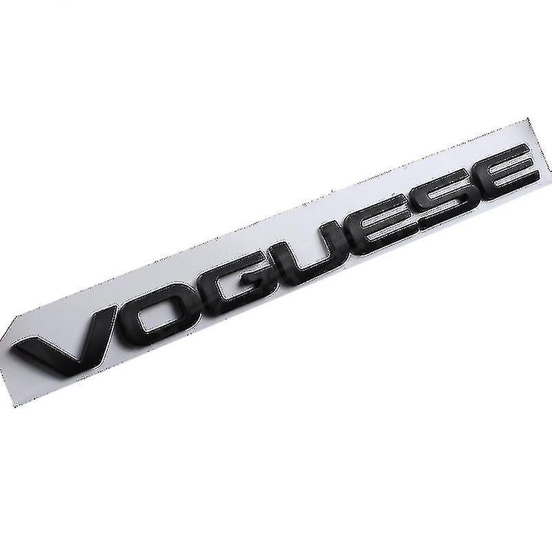 Mike 3d Abs Black Car Trunk Evoque Logo Velar Badge Vogue Se Letters Emblem For Range Rover Sport L322 L320 L494 Sticker Accessories Kb VOGUESE Mat...