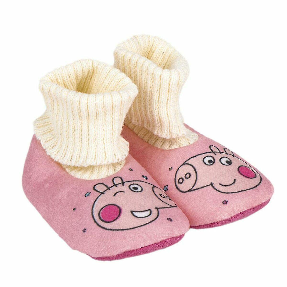 Peppa Pig Soft House Slippers Pink Pig Pink 26