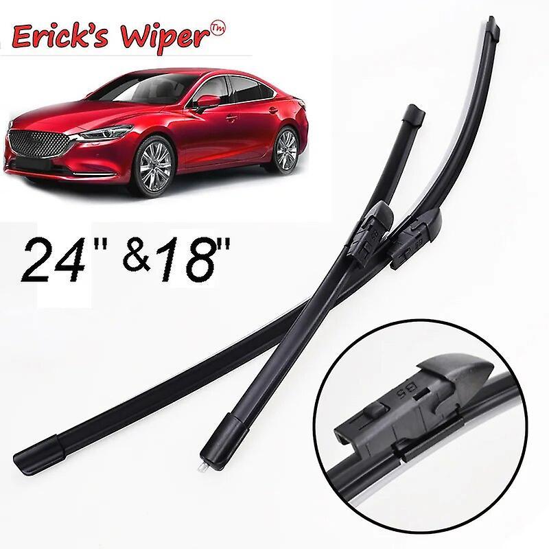 Bicaco Wiper Lhd Front Wiper Blades For Mazda 6 Mazda6 2018 - 2023 Windshield Windscreen Clean Window Car Rain Brushes 24"+18"